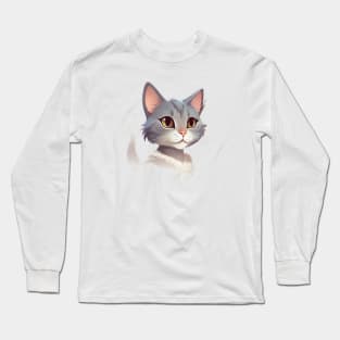 Awww!!!, so cute little kitten! Long Sleeve T-Shirt